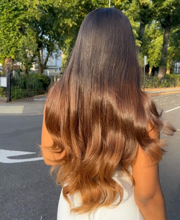 Korean Brown Ombre Dip Dye Bundles